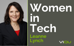 Director of Cyber Defence, Leanne Lynch posing for VIQU's 'Women in Tech' series.